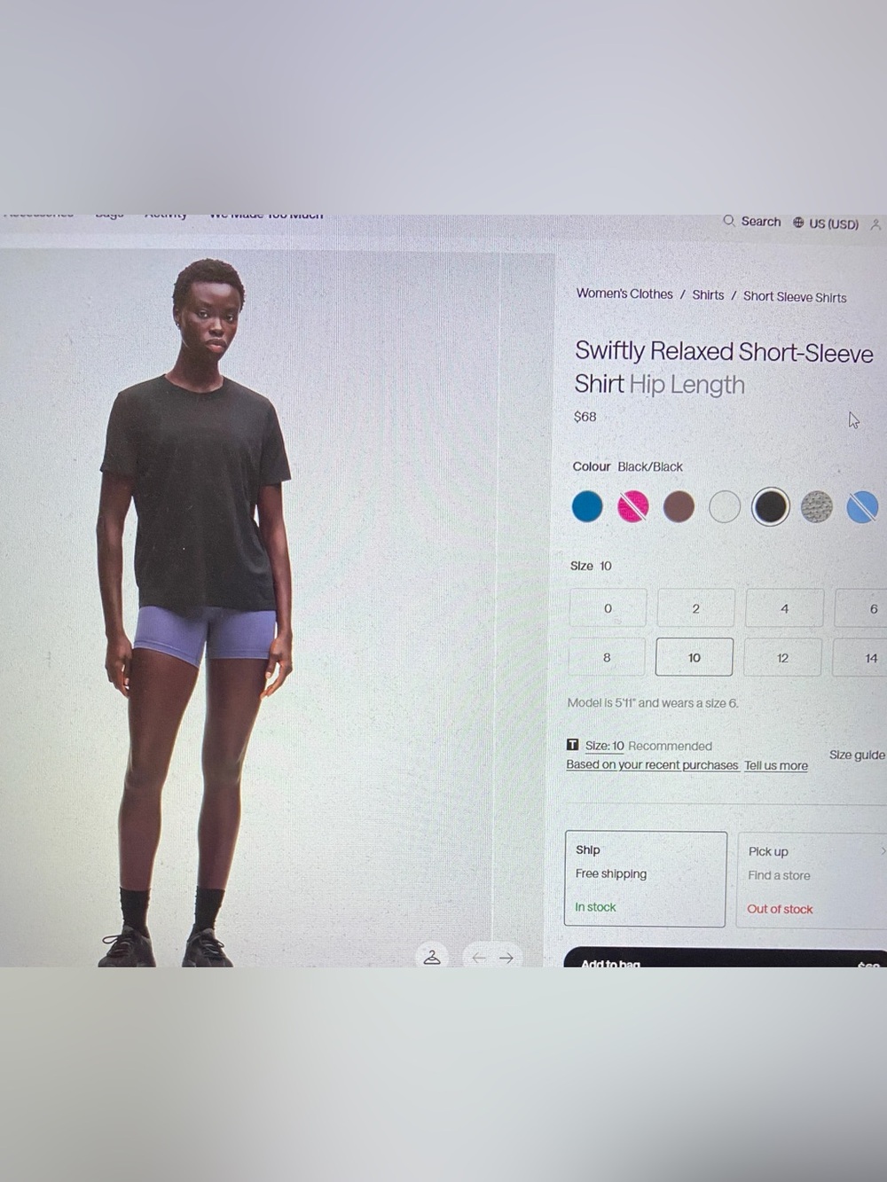 Lululemon Swiftly Relaxed Tee